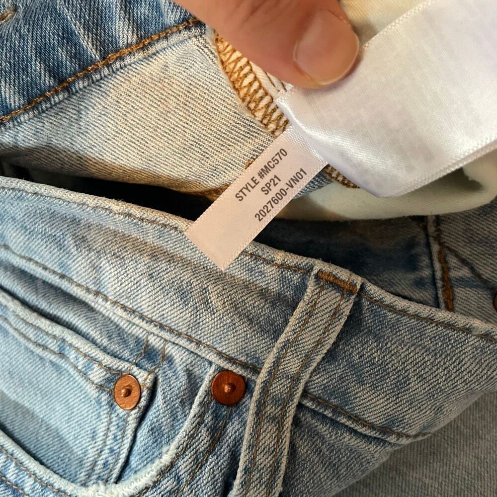 MADEWELL | slim wide leg full length jeans 28 - Picture 11 of 13